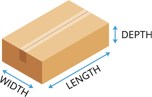 Bubble Mailer Calculator Measuring Diagram