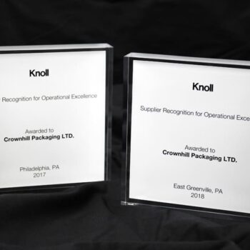 Crownhill Awarded Knoll Supplier Recognition for Operational Excellence