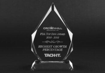 Crownhill Packaging Awarded Tach-It® Top Dog Award - Highest Growth Percentage